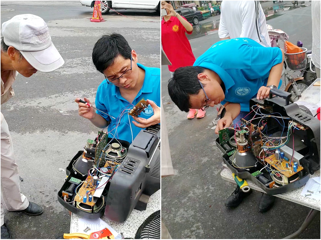 进行拆装家电服务