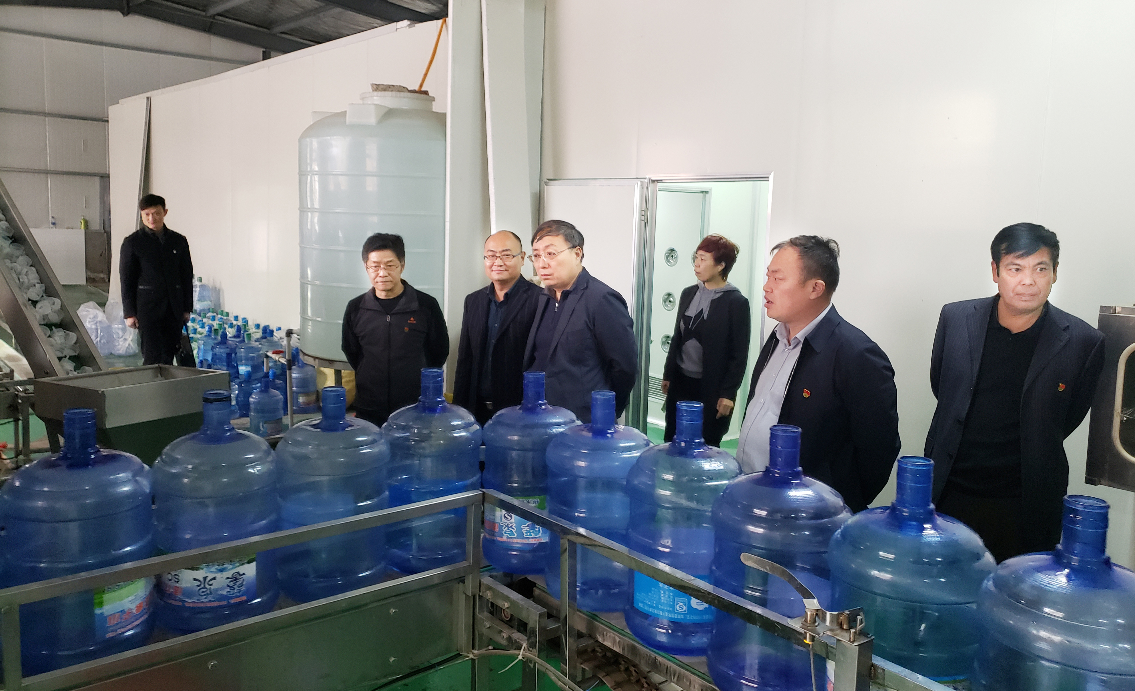 穆瑞杰一行参观新蔡县产业扶贫帮扶(就业)基地