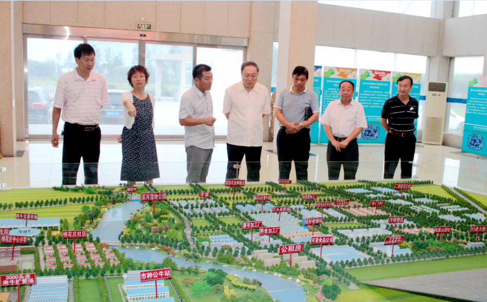 参观科尔沁公司万亩生态农业基地